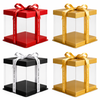 Transparent Gift boxes for luxurious gift packaging
