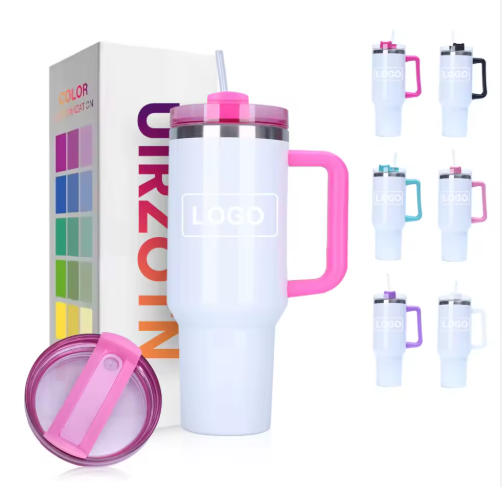 Big size 40oz Stainless Steel Vacuum Insulated Tumbler Handle 12-24hr Thermal Retention